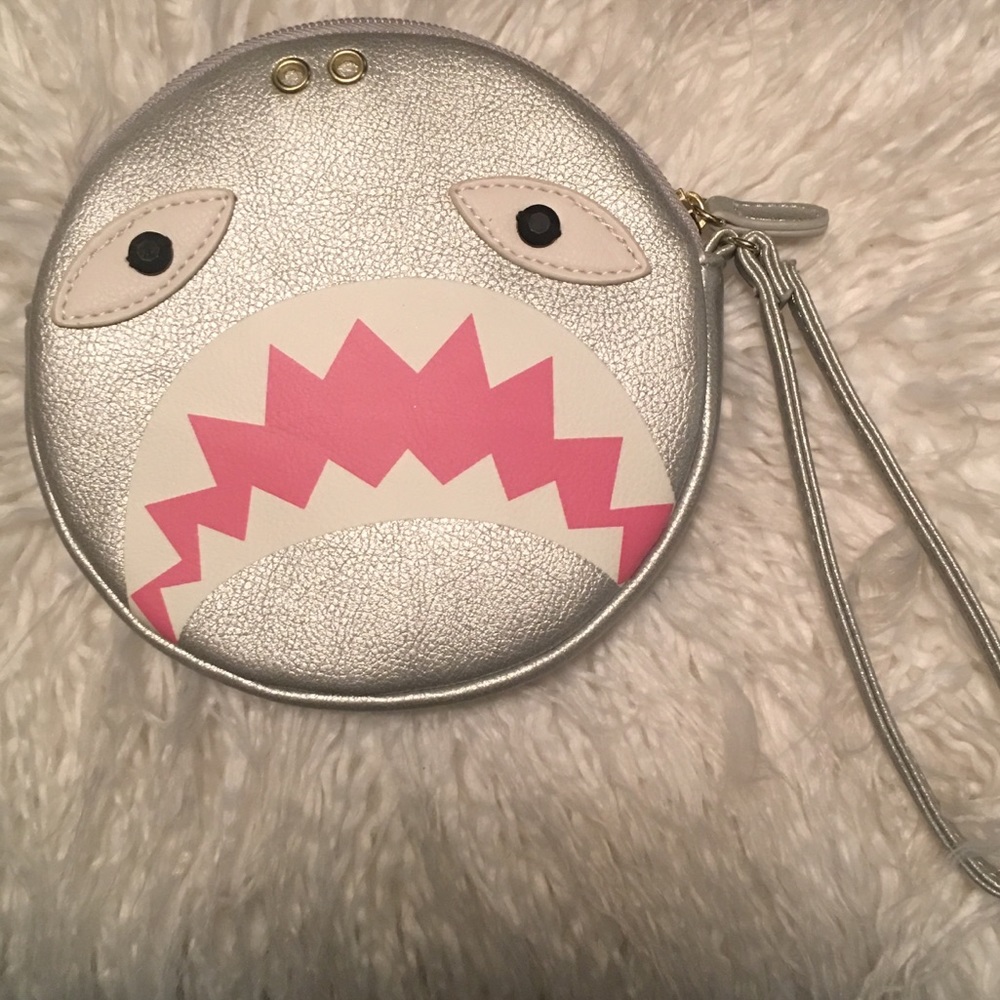 Betsey Johnson shark coin purse